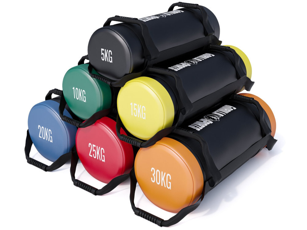 GORILLA SPORTS Sandbag od 5 do 30 kg początkującego po zaawansowanego sportowca - worek w różnych kolorach i wagach