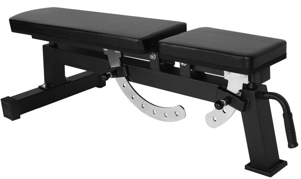 Profesjonalna ławka treningowa regulowana Gorilla Sports do ćwiczeń siłowych