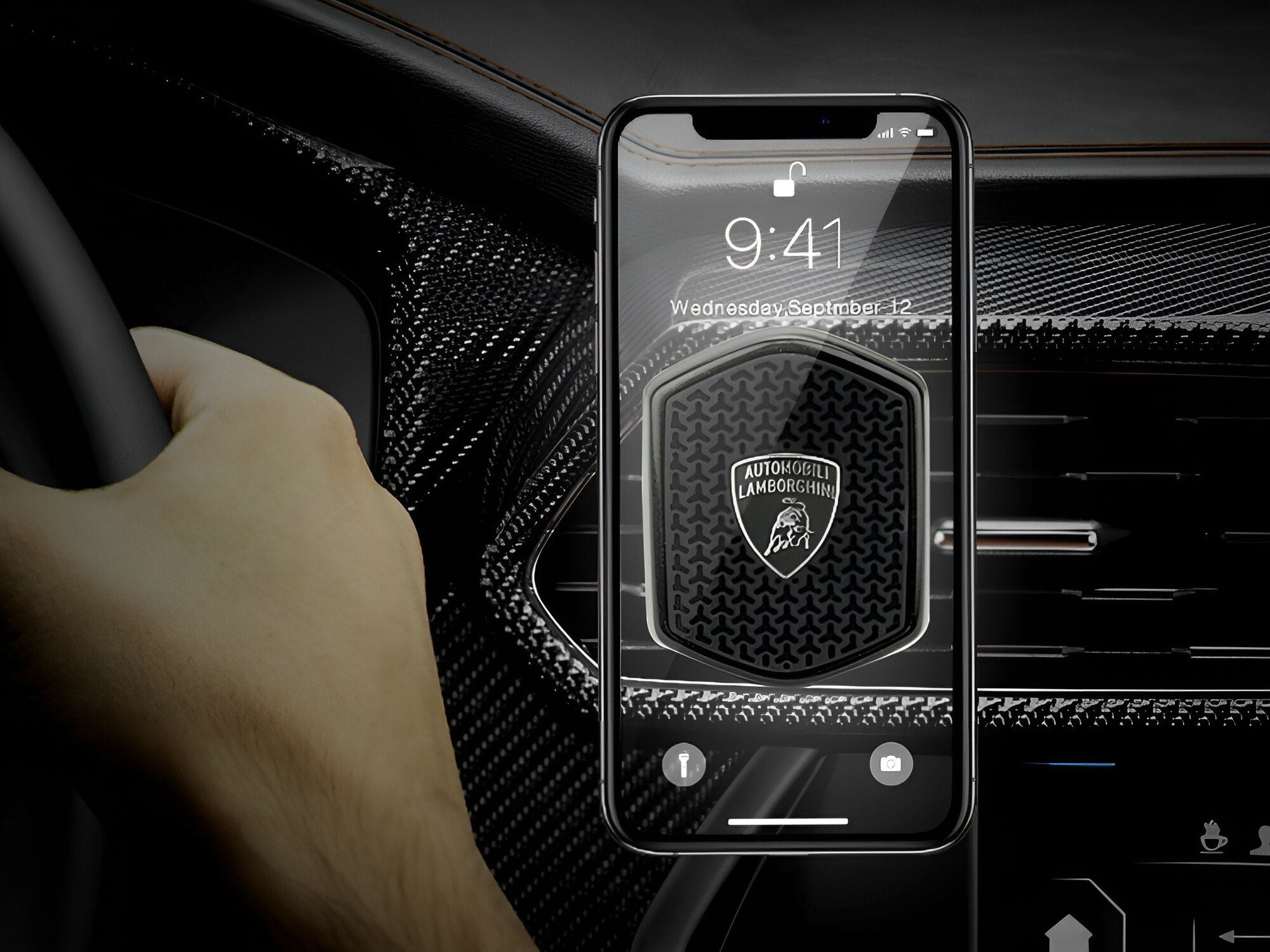 Uchwyt samochodowy LAMBORGHINI Urus D7
            uchwyt przymocowany do kratki nawiewu 360-stopniowa obrotowa głowica lepsza widoczność