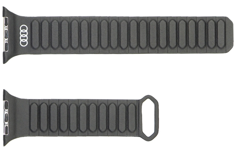 Pasek Audi Logo Synthetic Leather magnetycznemu zapięciu można łatwo zakładać i zdejmować dopasowanie do nadgarstka miękka skóra ekologiczna