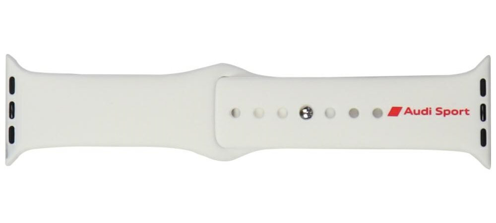 Pasek Audi Sport Red Logo Silicone magnetyczny pasek z logo Audi Sport