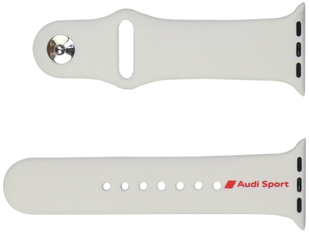 Pasek Audi Sport Red Logo Silicone silikonu czerwone logo Solidne zapięcie szybkie zakładanie i zdejmowanie elastyczna konstrukcja