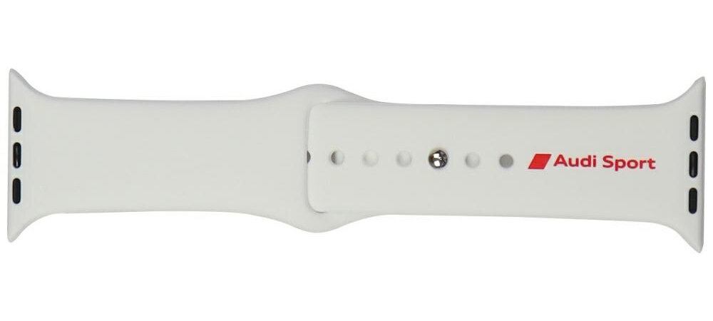 Pasek Audi Sport Red Logo Silicone magnetyczny pasek z logo Audi Sport