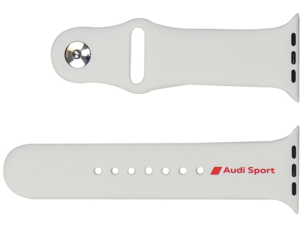 Pasek Audi Sport Red Logo Silicone silikonu czerwone logo Solidne zapięcie szybkie zakładanie i zdejmowanie elastyczna konstrukcja