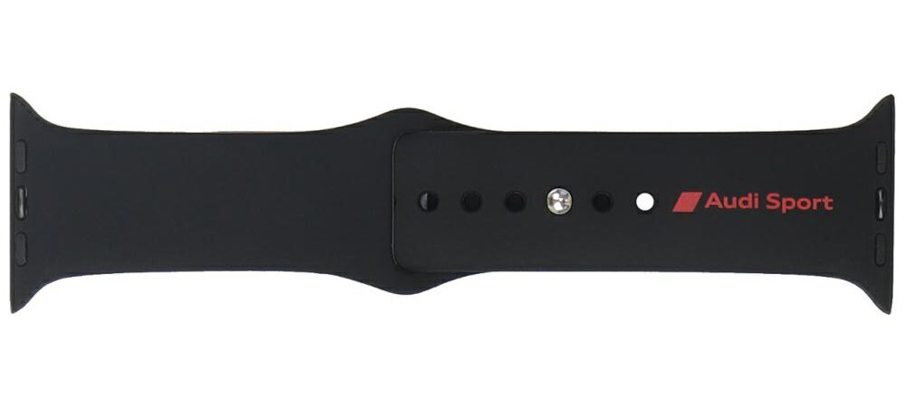 Pasek Audi Sport Red Logo Silicone magnetyczny pasek z logo Audi Sport
