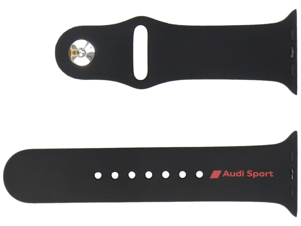 Pasek Audi Sport Red Logo Silicone silikonu czerwone logo Solidne zapięcie szybkie zakładanie i zdejmowanie elastyczna konstrukcja