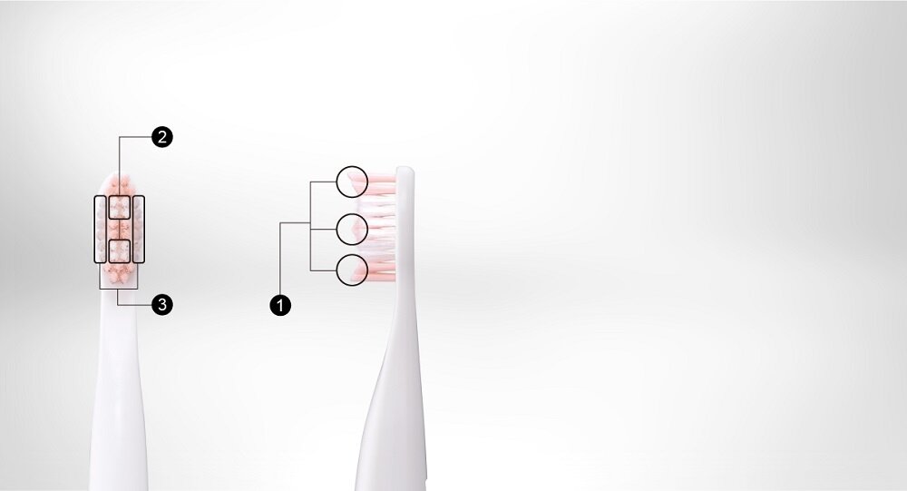 Szczoteczka soniczna PANASONIC EW-DS90-R503 3 typy włosia