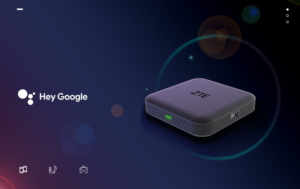 Odtwarzacz multimedialny 4K ZTE Android TV Box ZXV10 B866V2K - Wielofunkcyjna rozrywka, urządzenie pod skosem