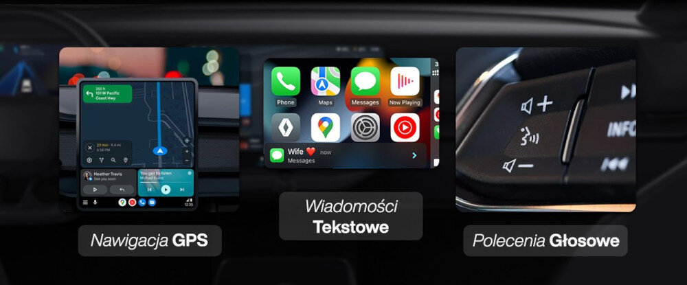 Radio samochodowe VORDON HT-522 Sydney - Wygoda i bezpieczeństwo, funkcje nawigacji , odczytywania wiadomości, polecenia głosowe