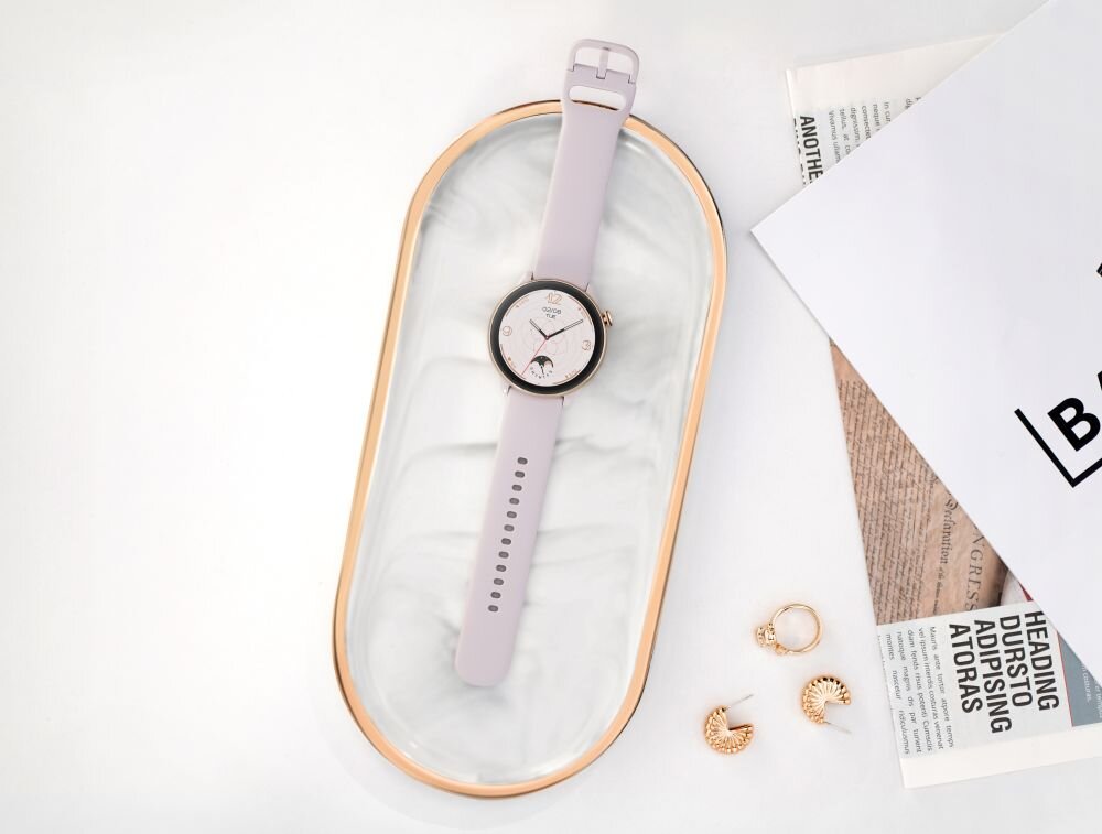 Smartwatch AMAZFIT GTR Mini ekran bateria czujniki zdrowie sport pasek ładowanie pojemność rozdzielczość łączność sterowanie krew puls rozmowy smartfon aplikacja