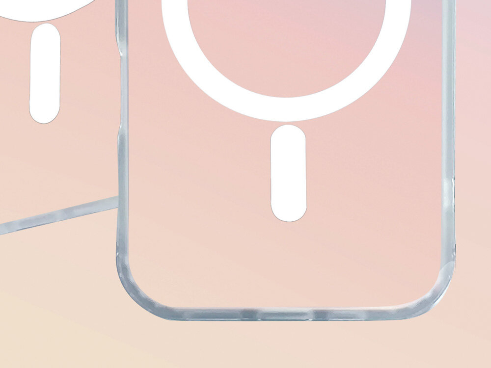 Etui 3MK Rainbow GuardX MagCase kadr z bliska, kolory bezpieczeństwo dopasowanie