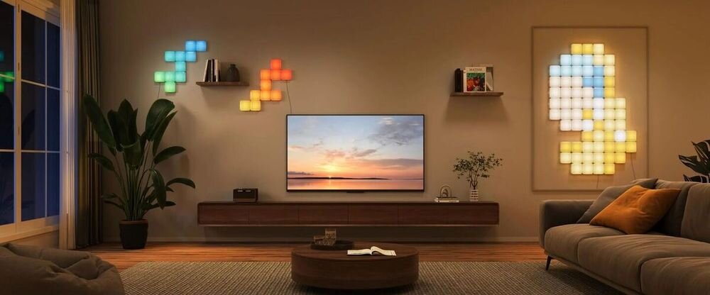 Panel świetlny GOVEE H8069 (10 szt.) panele na ścianie Dynamiczna synchronizacja oświetlenia paneli LED z rytmem muzyki