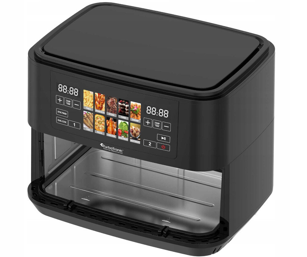 Air Fryer Frytkownica beztłuszczowa TURBOTRONIC TT-DAF8 Naturalny smak każdego kęsa wnętrze wykonanie metal czysty aromat potraw