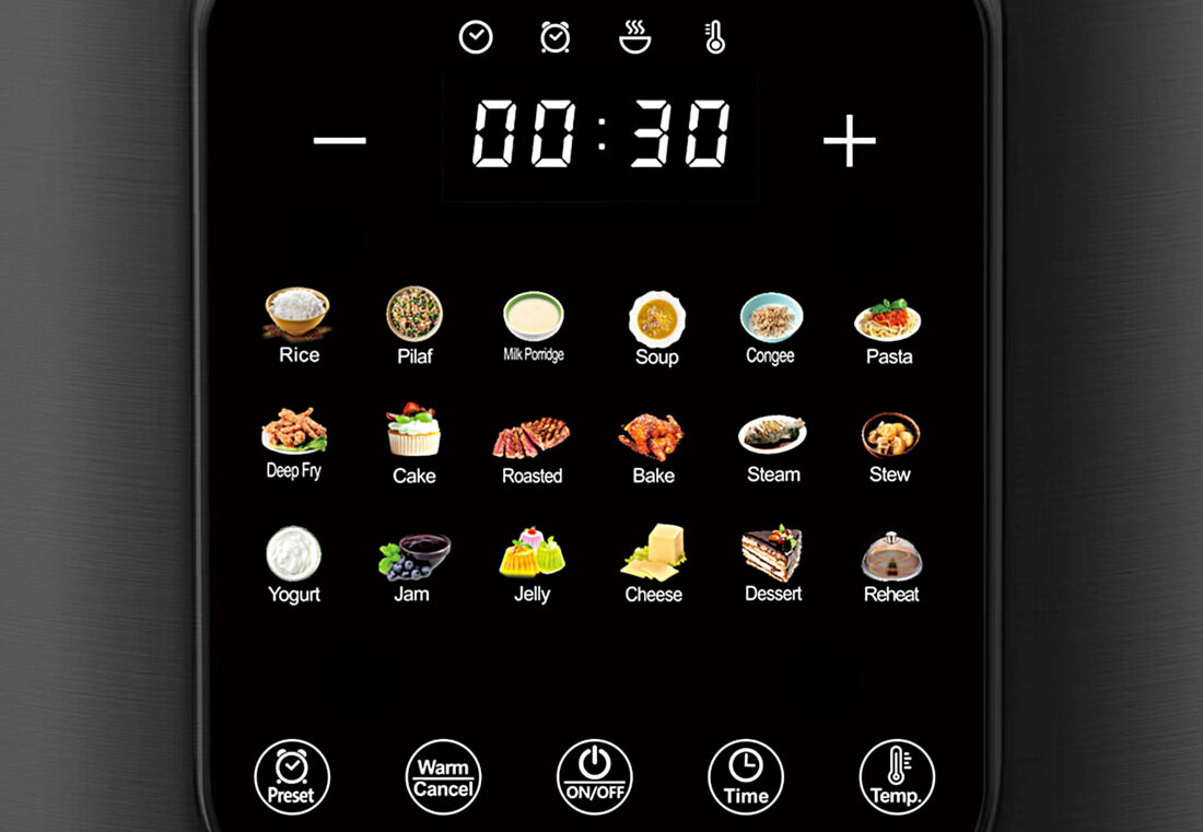 Multicooker TURBOTRONIC TT-DMC21 18 programów  zdjęcie lifestyle Jeden sprzęt, wiele zadań funkcje garnka elektrycznego, parowaru, szybkowaru i frytownicy