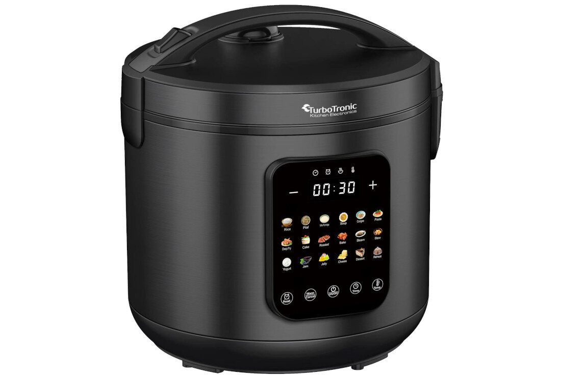 Multicooker TURBOTRONIC TT-DMC21 18 programów  zdjęcie lifestyle Dopasuj parametry gotowania czas temperatura preferencje Automatyczne wyłączenie 