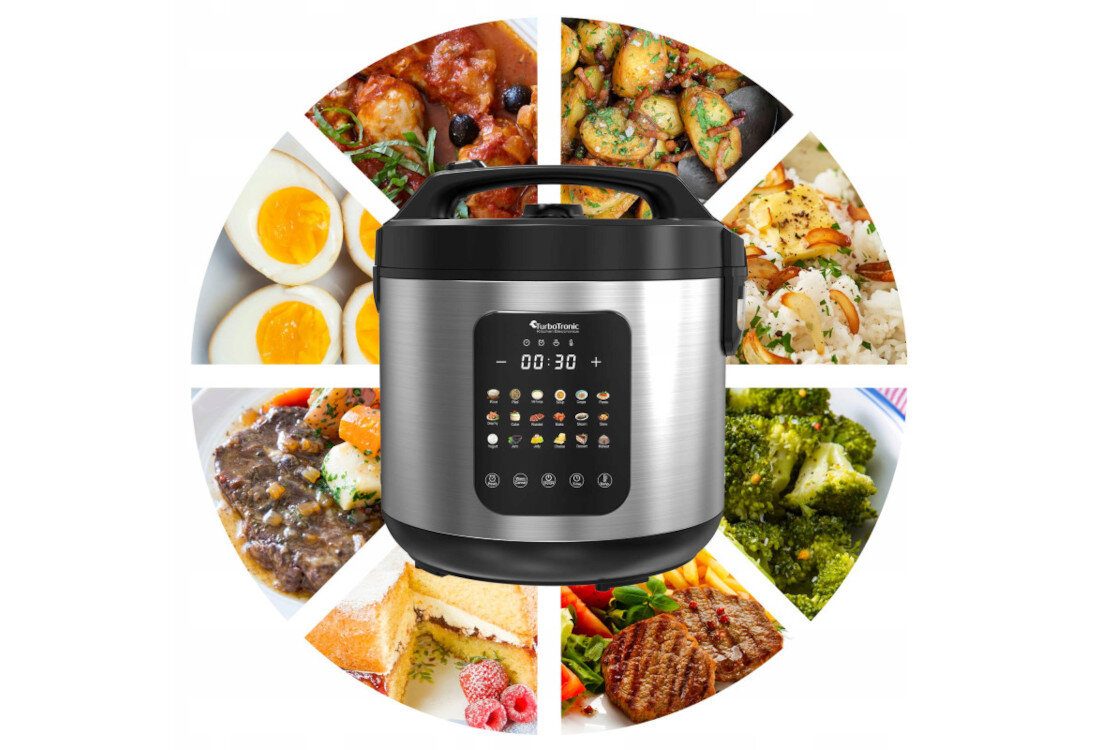 Multicooker TURBOTRONIC TT-DMC21 18 programów  zdjęcie lifestyle Moc 860 W możliwości przeznaczenie