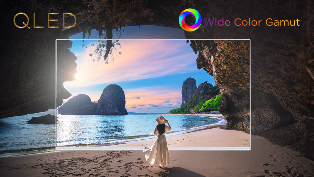 Telewizor JVC LT-40VQF55DW - Naturalne kolory, telewizor wyświetlający obraz  jakości Wide Color Gamut