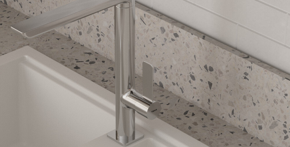 BATERIA KUCHENNA TEKA FO 915 design wygląd chrom kolor styl wykonanie proste linie