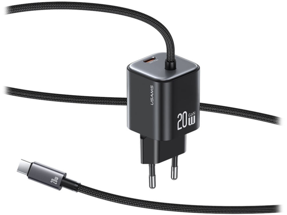 Ładowarka sieciowa USAMS CC261 GaN 20 W Czarny
ładowarka z kablem na białym tle
gan technologia wydajne sprawne ładowania ograniczone emitowanie ciepła wymiary (34 x 34 x 40 mm) wygoda dom podróż