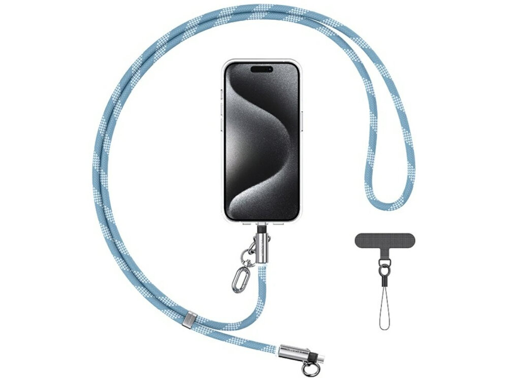 Smycz do telefonu z kablem do ładowania USB-C - Lightning USAMS SJ746 smycz podpieta do telefonu