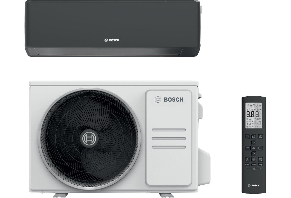 KLIMATYZATOR SPLIT BOSCH CLIMATE CL7000I 26 E Komfort przez cały rok wygląd design tło prezentacja wizualizacja