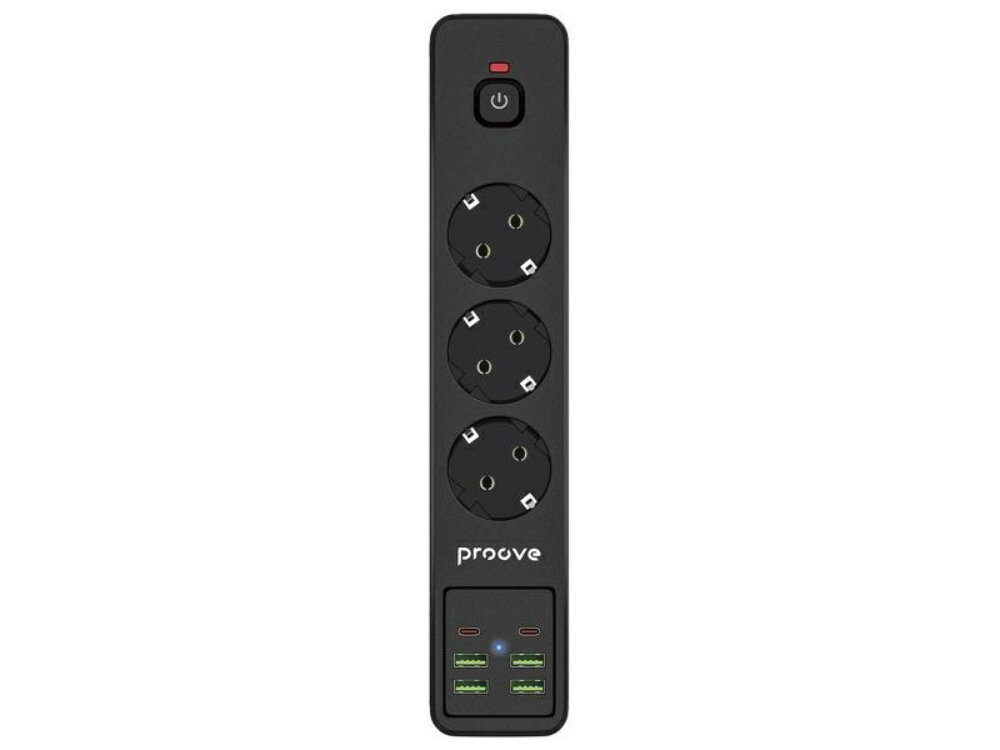 Listwa zasilająca Proove 2500W Power Socket P-03
listwa ustawiona pionowo przodem
natężenie prąd technologia szybkie ładowanie pd qc przewód