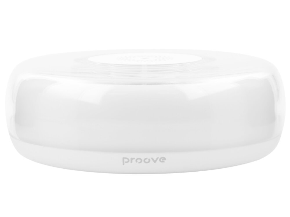 Lampka PROOVE Alien LED RGB 
            lampka na białym tle tryby jasności kolorów dostosowywanie oświetlenia poświata