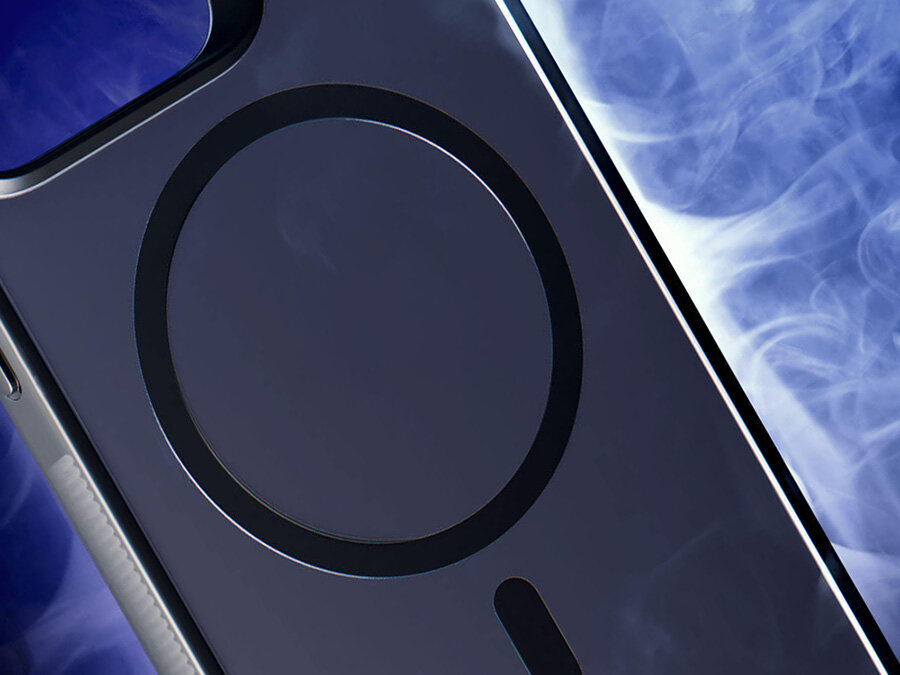 Etui 3MK Smoke MagCase do Samsung Galaxy S25 Edge Czarny transparentny Otuli bezpieczeństwem smartfona