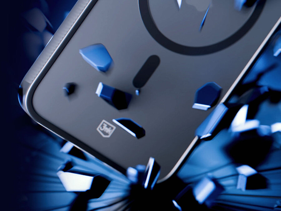 Etui 3MK Smoke MagCase do Samsung Galaxy S25 Edge Czarny transparentny Certyfikat Military Grade pozytywnie rygorystyczne testy upadku soczewki też są chronione antypoślizgowe boki