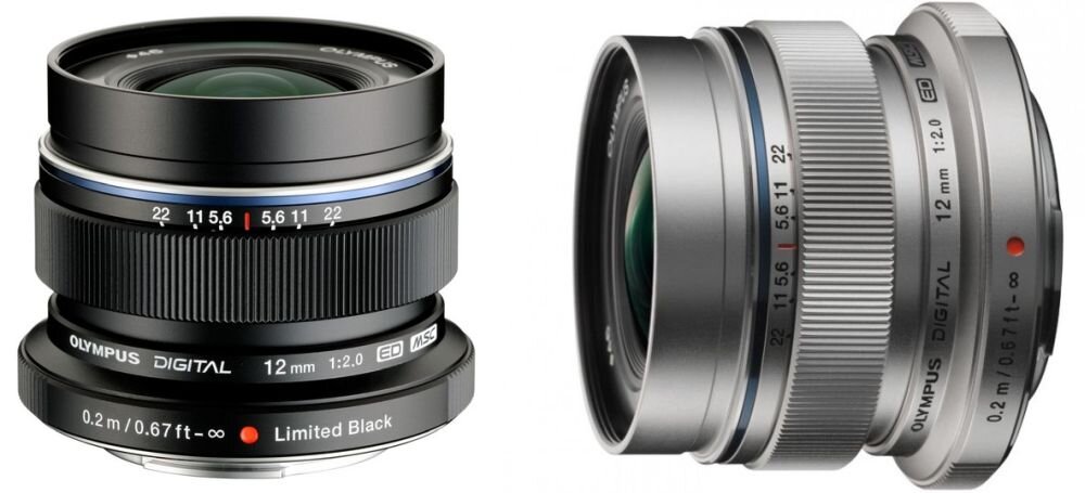 Obiektyw OLYMPUS M.Zuiko Digital ED 12 mm 1:2.0   ogniskowa przysłona ostrość pierścienie optyka soczewki powłoki montaż bagnet światło jasność zoom filtry waga