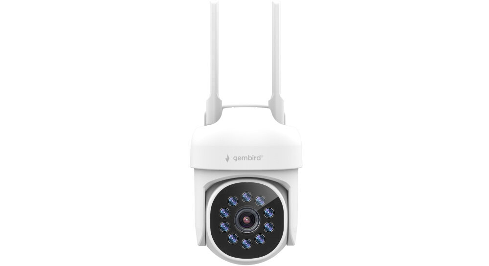 Kamera GEMBIRD TSL-ODCAM-WRHD-01 Smart IR tryb nocny 30 m, kamera od frontu na białym tle