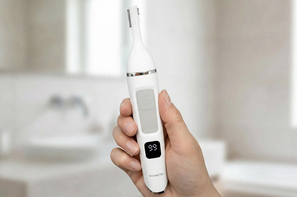 Trymer BEAUTYME LS750 końcówka do stylizacji brwi precyzyjne przycinanie modelowanie włosków precyzja naturalny efekt