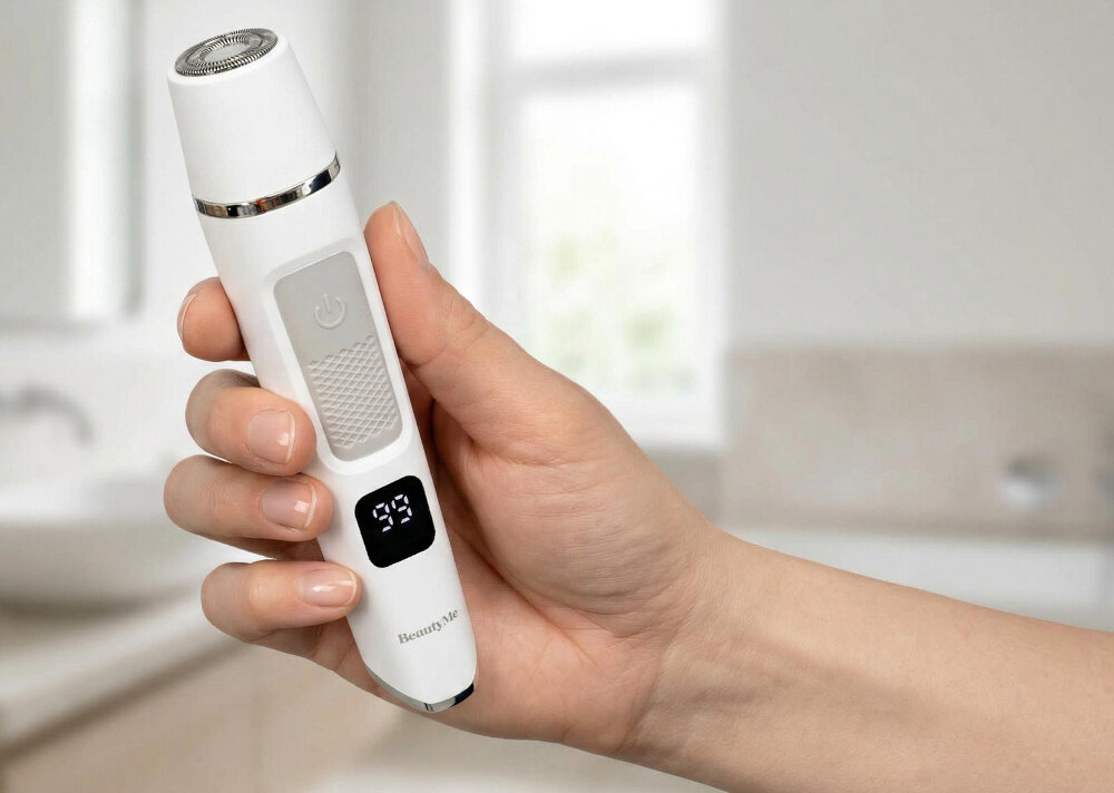 Trymer BEAUTYME LS750 trymer do twarzy pielęgnacja ramion bikini precyzyjne konturowanie głowica do twarzy pielęgnacja konturowanie lekka obudowa poprawia wygodę manewrowania