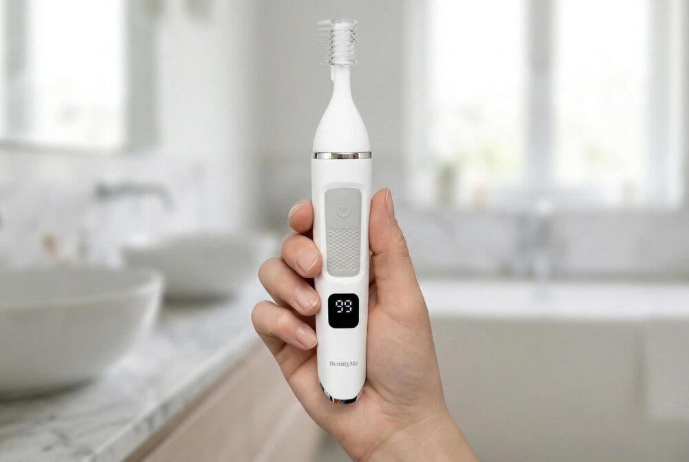Trymer BEAUTYME LS750 wodoodporność IPX7 wyświetlacz wskaźnik ładowania pielęgnacja na mokro