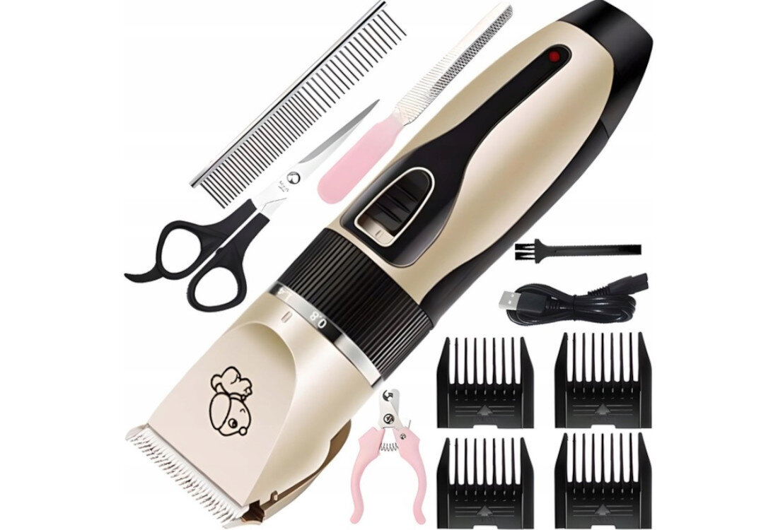 Maszynka do strzyżenia psów EXTRALINK Pets EX.25661 zestaw akcesoria komplet wyposazenie
