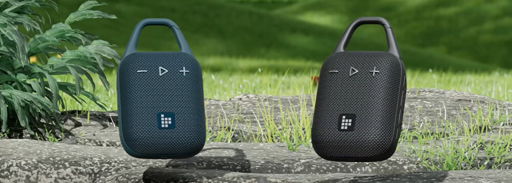 Głośnik mobilny TRONSMART Mirtune H1 kompaktowy przenośny design, dwa głośniki w róznych kolorach na łonie natury
