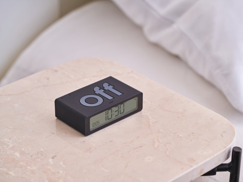 Budzik LEXON Flip Mini
budzik na szafce akumulator bateria ładowanie usb-c żywotność