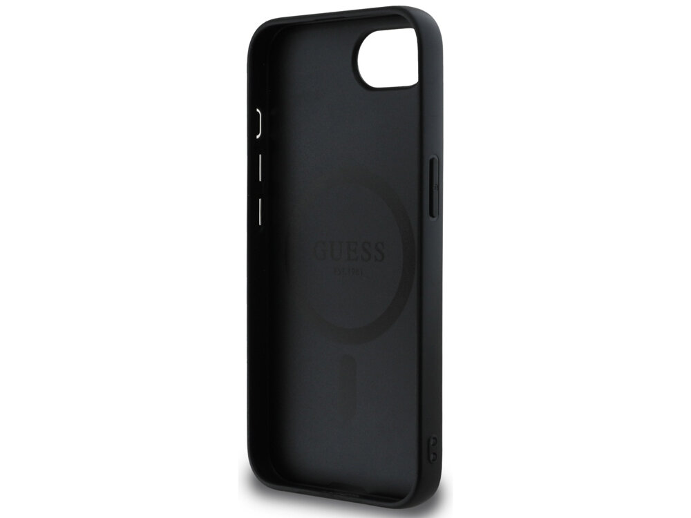 Etui Guess 4G Circle Classic Logo MagSafe Środek obudowy odporność materiał dostęp magnesy magsafe