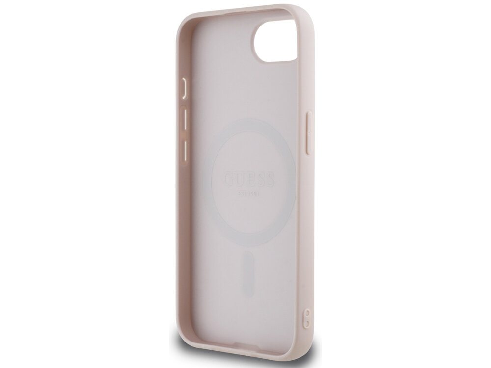 Etui Guess 4G Circle Classic Logo MagSafe Środek obudowy odporność materiał dostęp magnesy magsafe