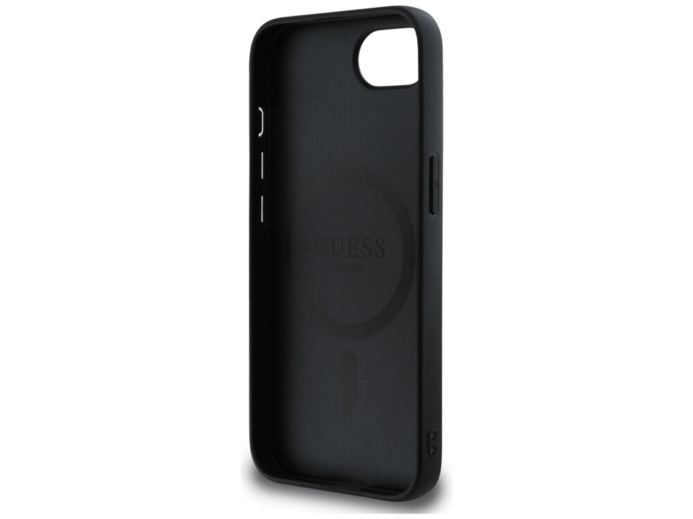 Etui Guess 4G Ring Classic Logo MagSafe Środek obudowy odporność materiał dostęp magnesy magsafe