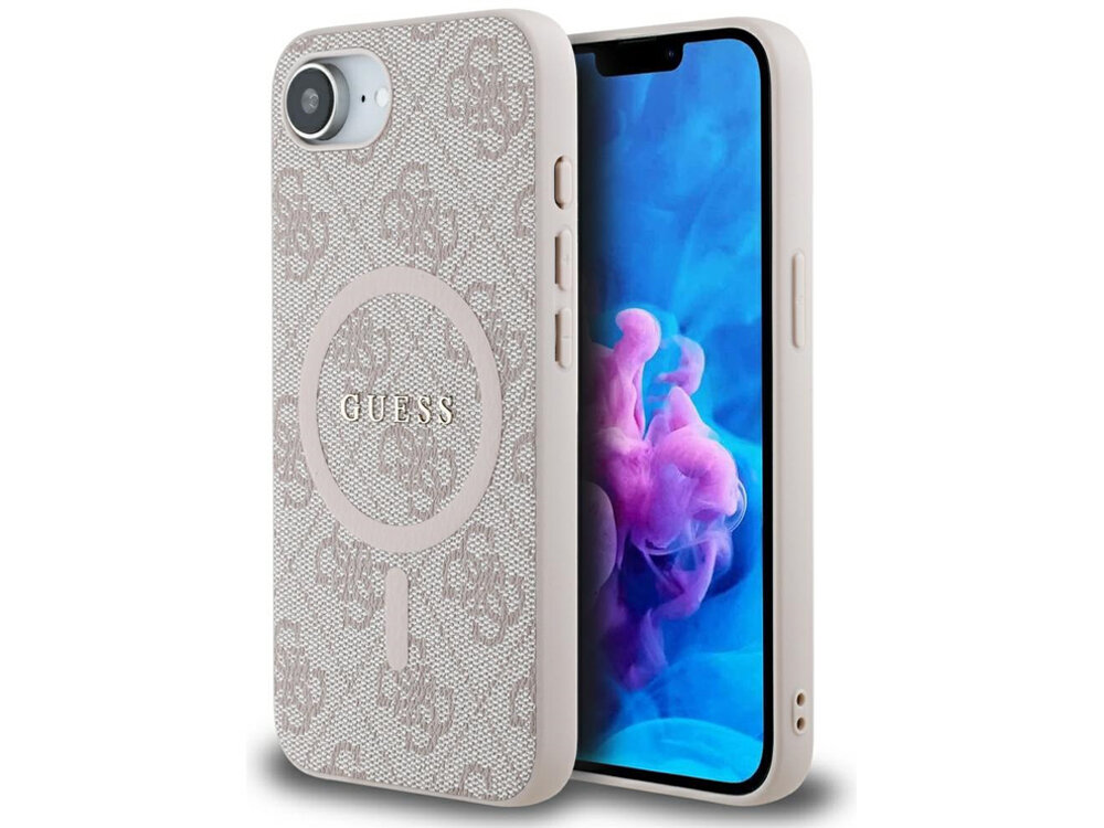 Etui Guess 4G Ring Classic Logo MagSafe Etui z dwóch stron pokrowiec etui obudowa telefon smartfon