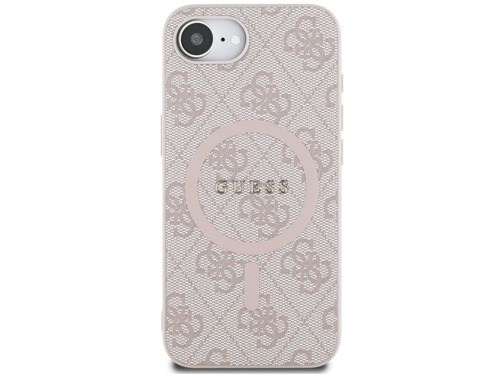 Etui Guess 4G Ring Classic Logo MagSafe Tył obudowy dopasowanie struktura wygląd
