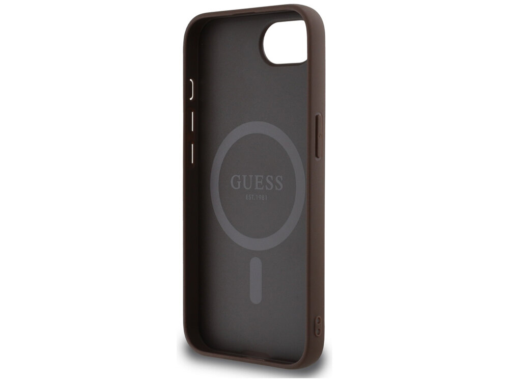 Etui Guess 4G Ring Classic Logo MagSafe Środek obudowy odporność materiał dostęp magnesy magsafe