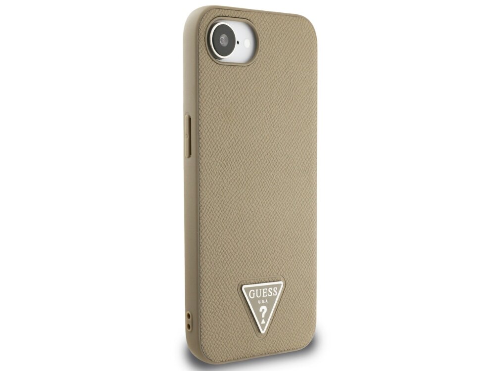 Etui Guess Grained Triangle MagSafe
            etui elastyczne krawędzie podniesione ranty pierścień magsafe