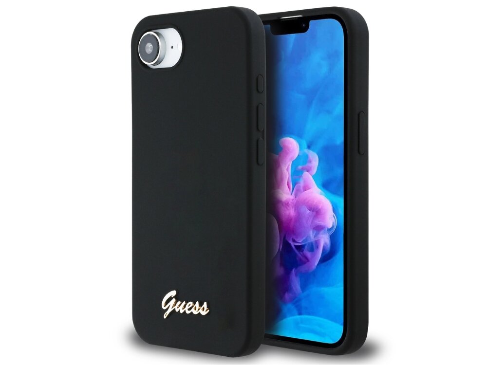 Etui Guess Silicone Script Metal Logo MagSafe
            etui case plecki pokrowiec