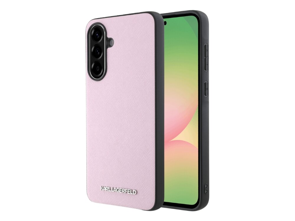 Etui Karl Lagerfeld Saffiano Metal Logo etui załozone na smartfon