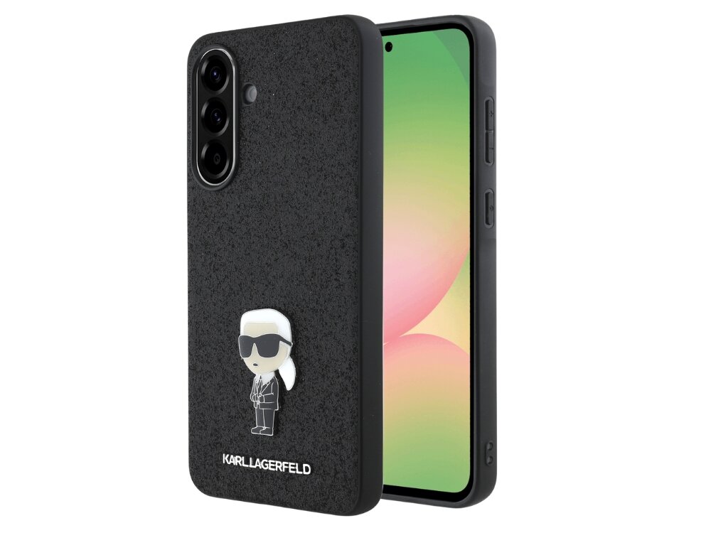 Etui Karl Lagerfeld Fixed Glitter etui założone na smartfon