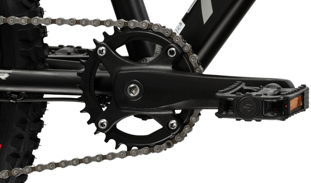 Rower młodzieżowy KROSS Level Jr 3.0 24 cale dla chłopca Czarno-niebiesko-srebrny zbliżenie na kasetę kaseta SHIMANO HG200 precyzyjne i płynne działanie układu napędowego optymalne rozmieszczenie zębatek zmiana biegów przebiega lekko i bez zacięć ogranicza hałas i zużycie łańcucha