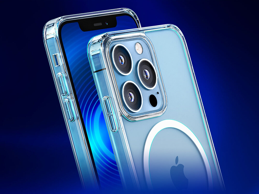 Etui 3MK MagCase do Samsung Galaxy S25 Edge Transparentny Nie zakłóca działania przycisków technologia EasyClick™ Buttons