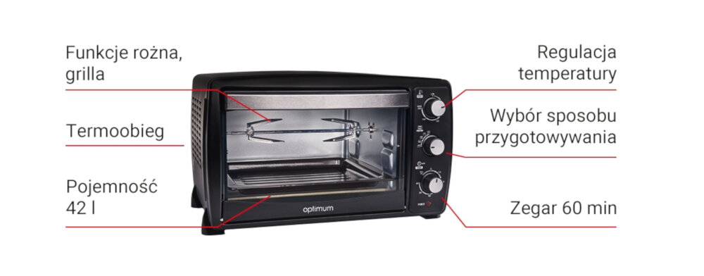 PIEKARNIK BLAUPUNKT EOM501 SRODEK